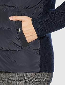 ヘルノ ブルゾン サイズ38 ニット コンビ HERNO（ヘルノ）Laminarラミナー アクティブニットジャージ